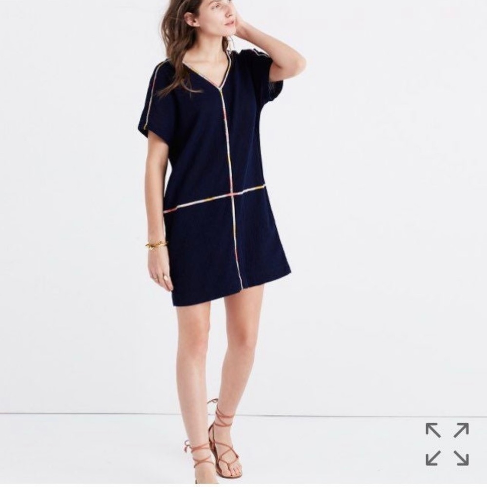 Madewell Embroidered Easy Dress